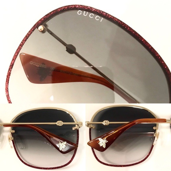 gucci glitter frames